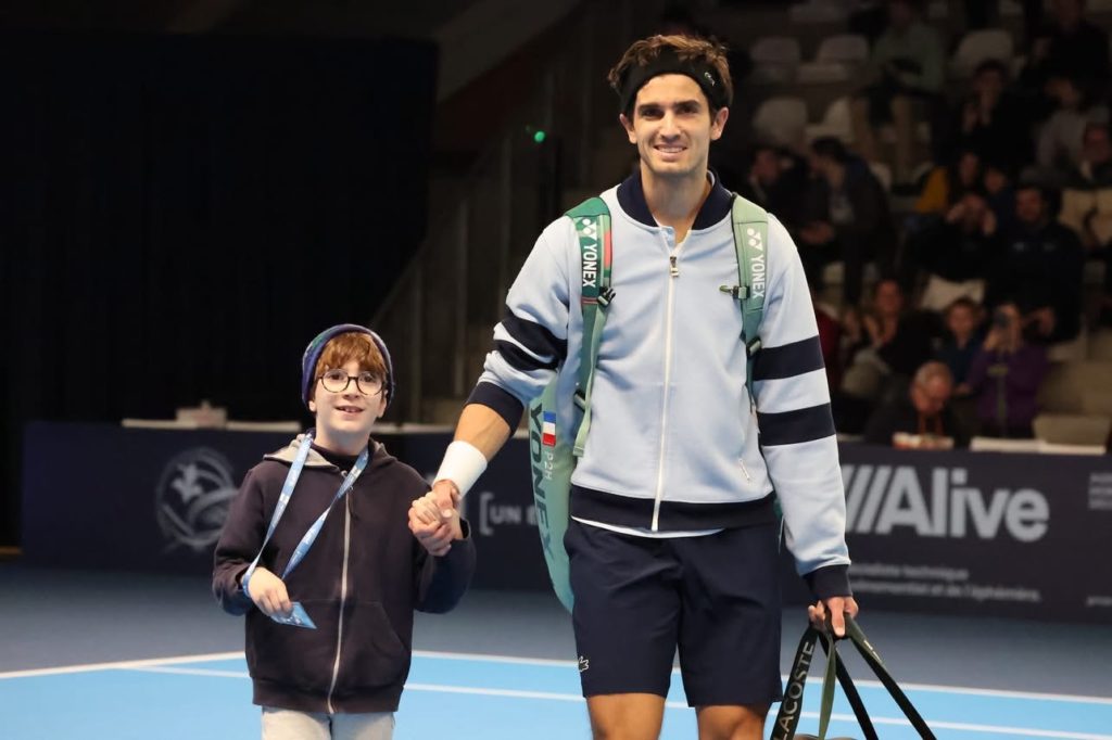 Pierre-Hugues Herbert accompagné par Cyriel